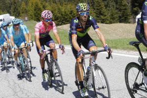 Valverde delante de Amador © Movistar