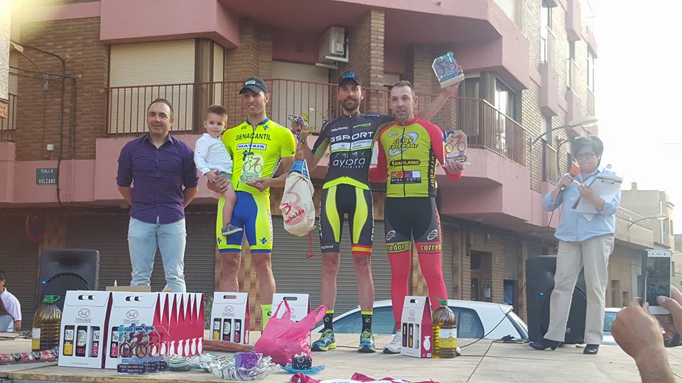 Podio del Trofeo San Isidro en Villamalea © GSport