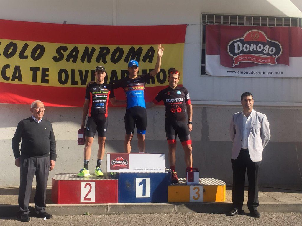 Podio del 1º Trofeo Máster Manuel Sanroma