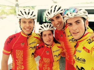 El equipo para la prueba de relevos © RFEC