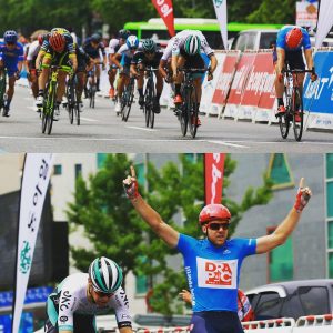 Aberasturi (izquierda), 3º en la etapa final © TDK