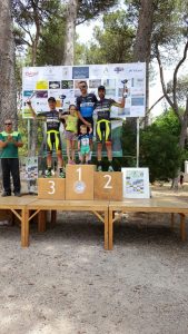 Podio de la prueba