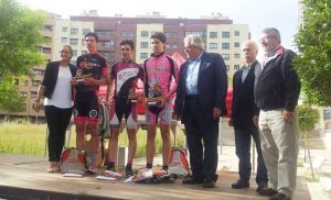 Podio del Campeonato de Castilla y León © CC Arandino