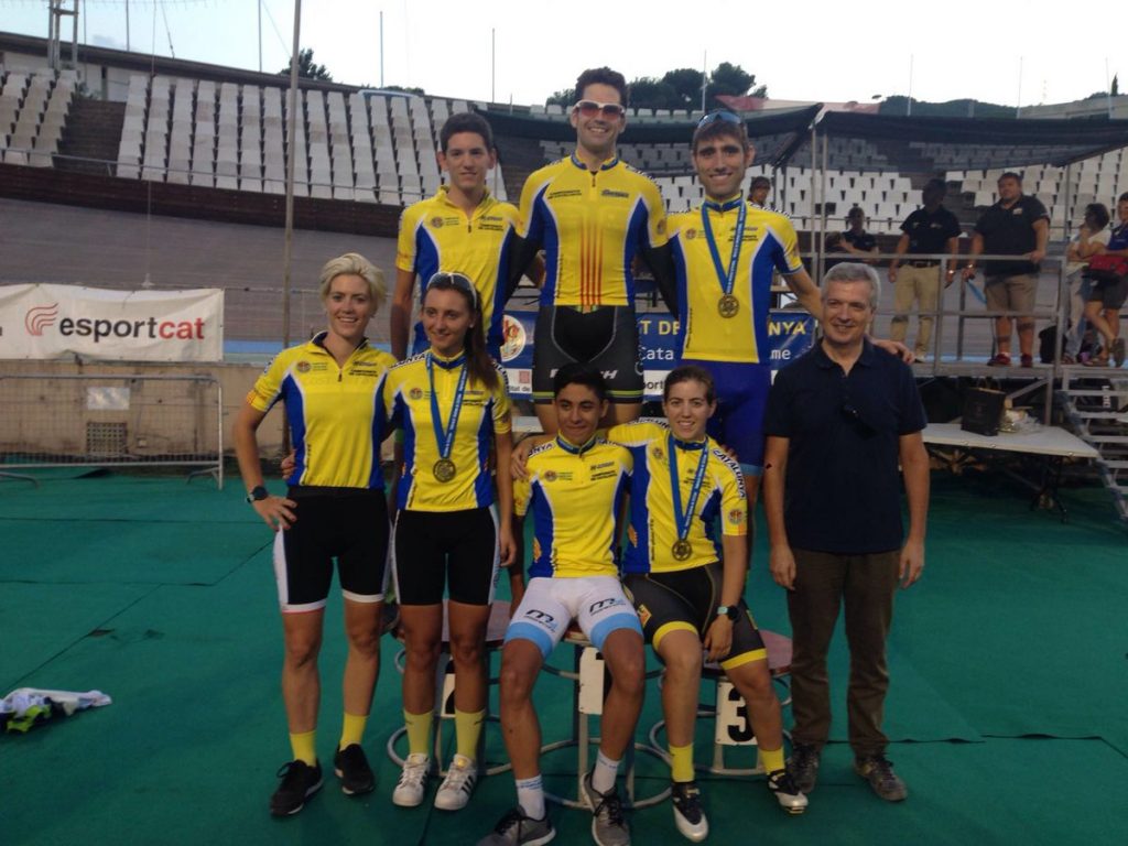 Los campeones catalanes de pista © FCC