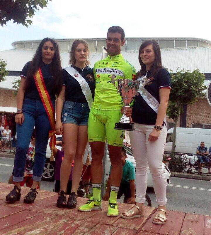 Ángel de Julián, en el podio de Arévalo © CC Rías Baixas