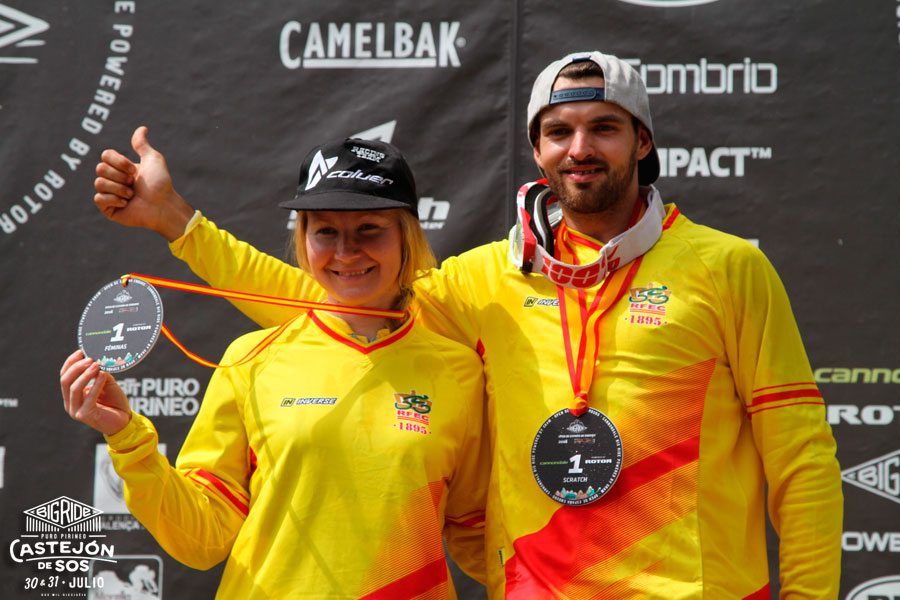 José Borges y Maaris Meier, campeones del Open de España Enduro en Castejón de Sos © Big Ride