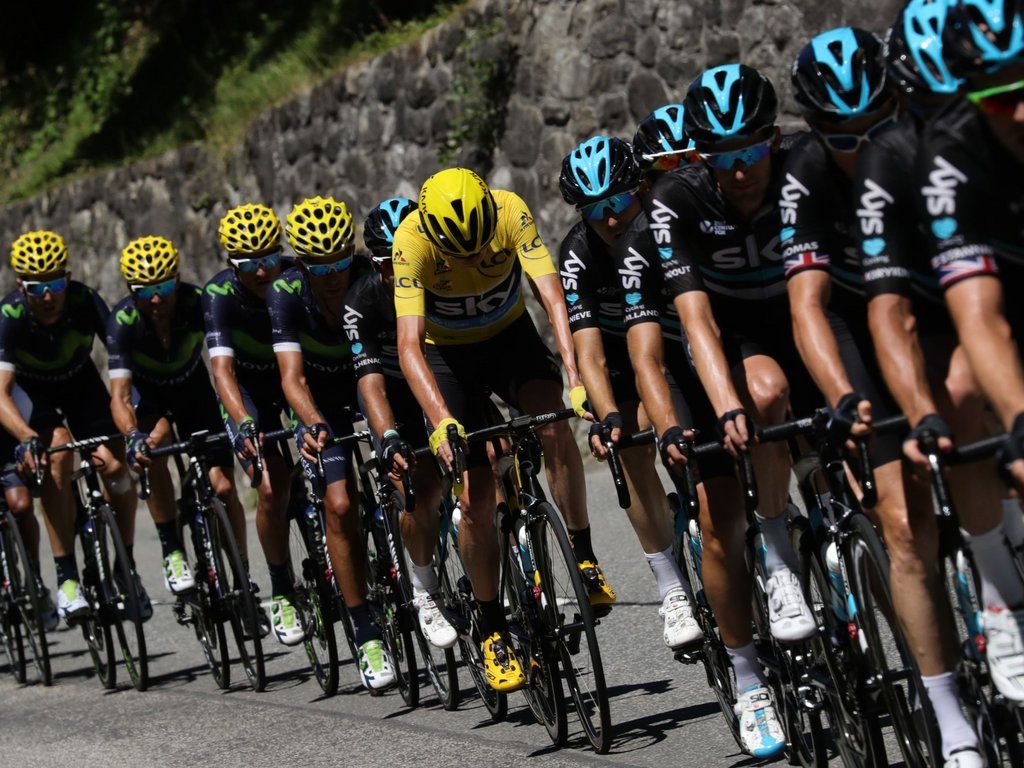 Sky y Froome, por delante de Movistar © Sky 