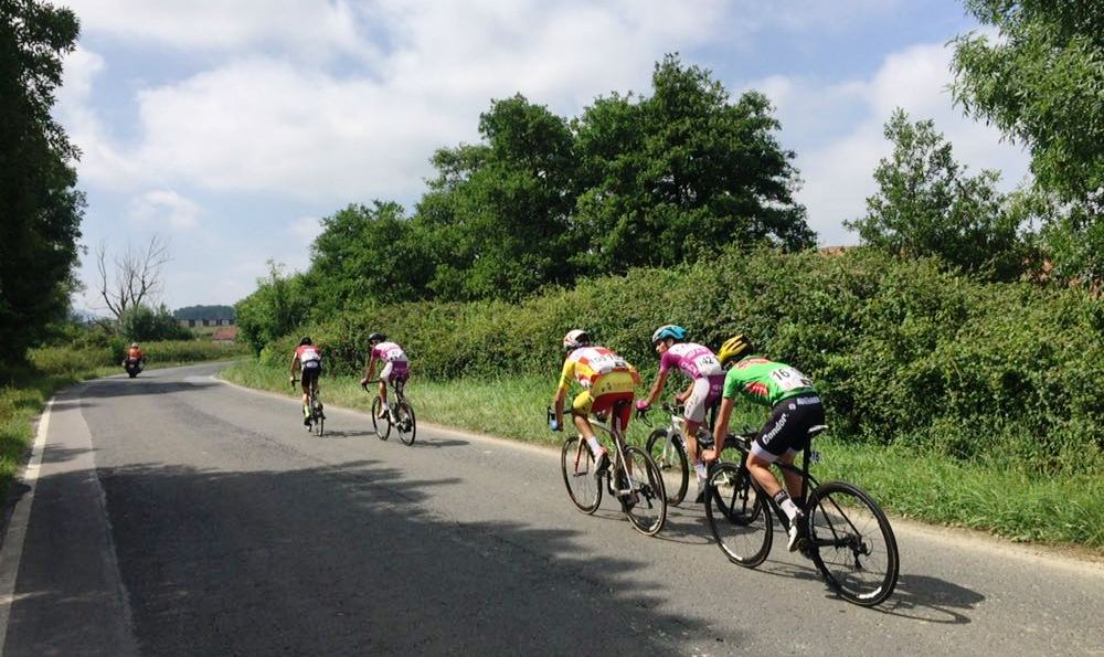 El quinteto de cabeza, a 1 km. de la meta © SC Balmasedana