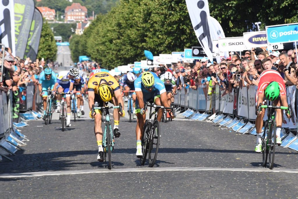 El cerrado sprint © Tour Dinamarca