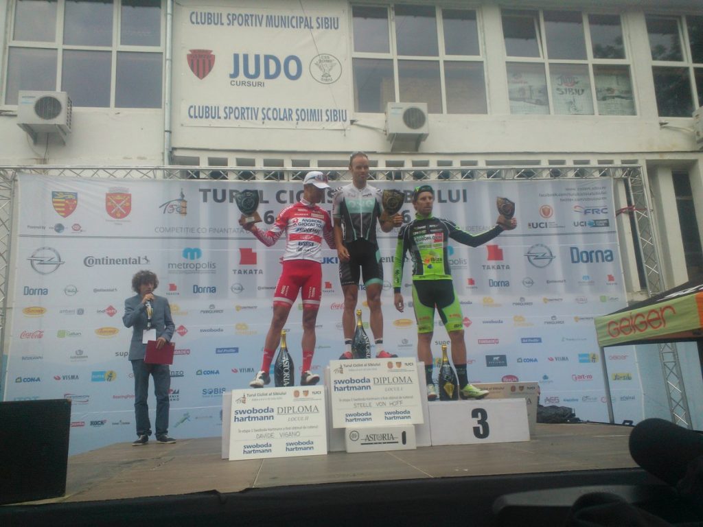 Podio de la etapa © Sibiu Tour
