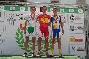 Podio cadete del Campeonato de España 2016 © Ciclismo Extremadura