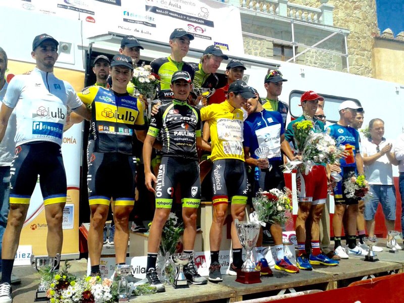 Podio final de la ronda abulense © PCM Team Kuota