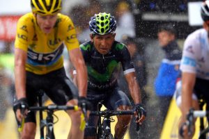 Quintana, tras Froome, en Andorra © Movistar