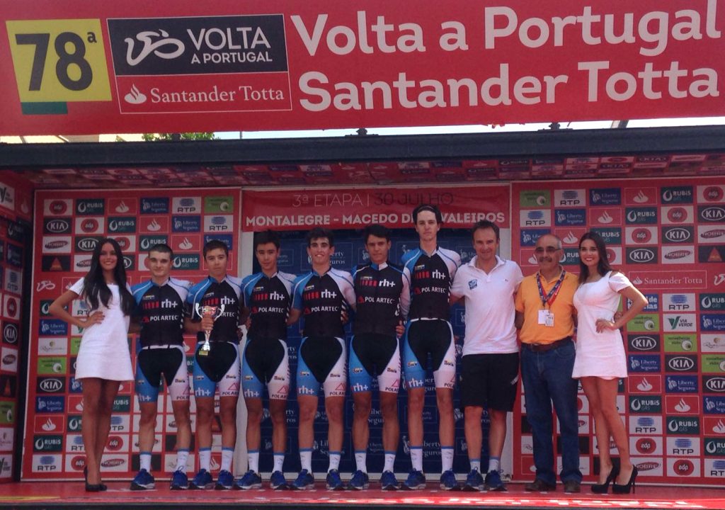 RH+ Polartec, ganador por escuadras en Portugal  © Fund. A. Contador