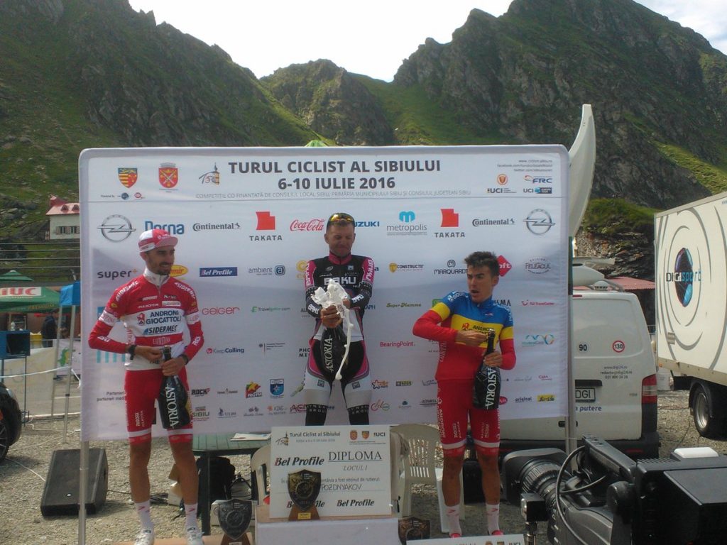 Podio de la contrarreloj © Sibiu Tour