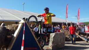 Alejandro Montalvo, oro en cadetes © UCI Trials