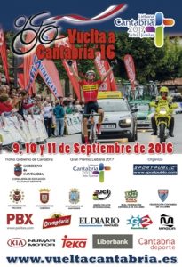 Cartel de Vuelta a Cantabria 2016
