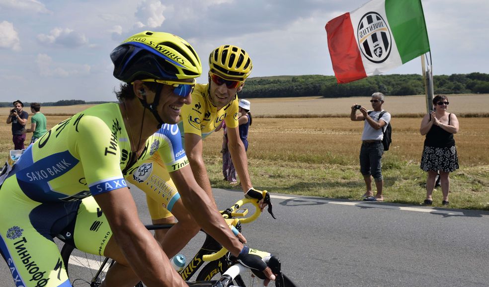 Bennati habla con Nibali en una imagen de archivo