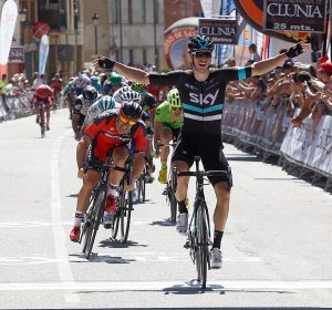 Van Poppel ante Drucker © Vuelta Burgos