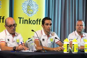 Vidarte, Contador y De Jongh © Tinkoff 