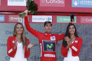 El murciano , en el podio © Javier Belver