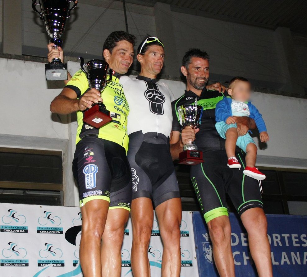 Podio tras la kprueba chiclanera © 8 Chiclana