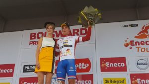 El holandés en el podio © Eneco Tour