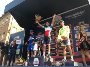 Gaviria, Nizzolo y Bennati © RCS