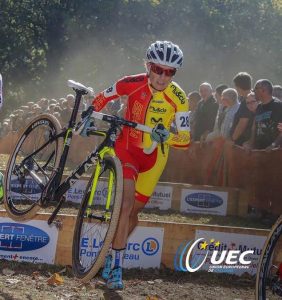 Odriozola, en el circuito de Pontchateau © UEC Cycling
