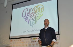 Pedro García Aguado, durante su conferencia