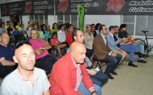Durante la presentación de la Copa madrileña de ciclocross © Gómez Feito