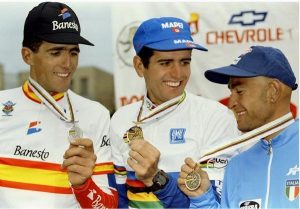 Indurain, Olano y Pantani 