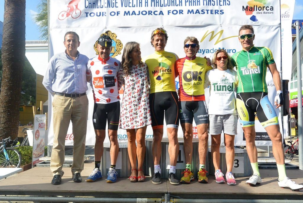 Podio final máster 30-40 de la ronda mallorquina