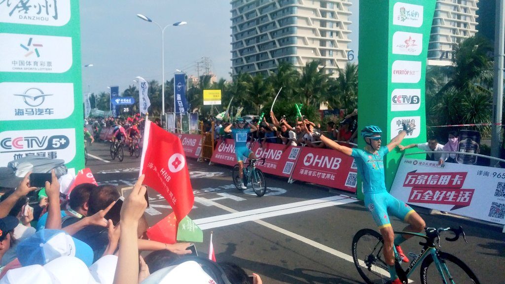 El doblete de Astana © Tour Hainan