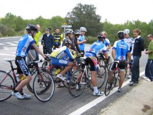 Durante una de las salidas de entrenamiento