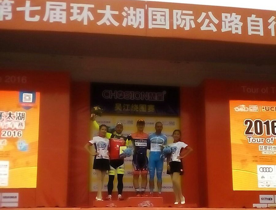 Podio de la 4ª etapa © Delko-Mars