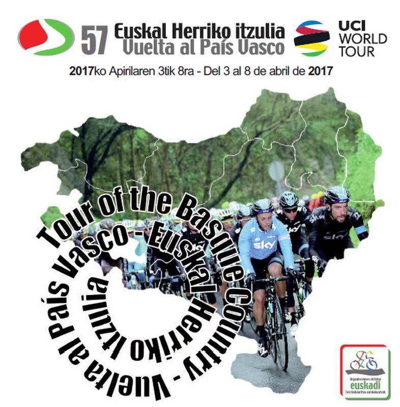 Vuelta País Vasco 2017 Etapas, libro ruta y dorsales Ciclo21