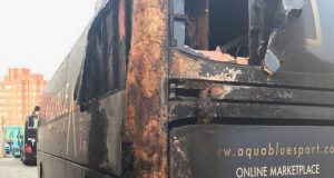 Bus_Aqua Blue_Vuelta Espana_2017_12_05