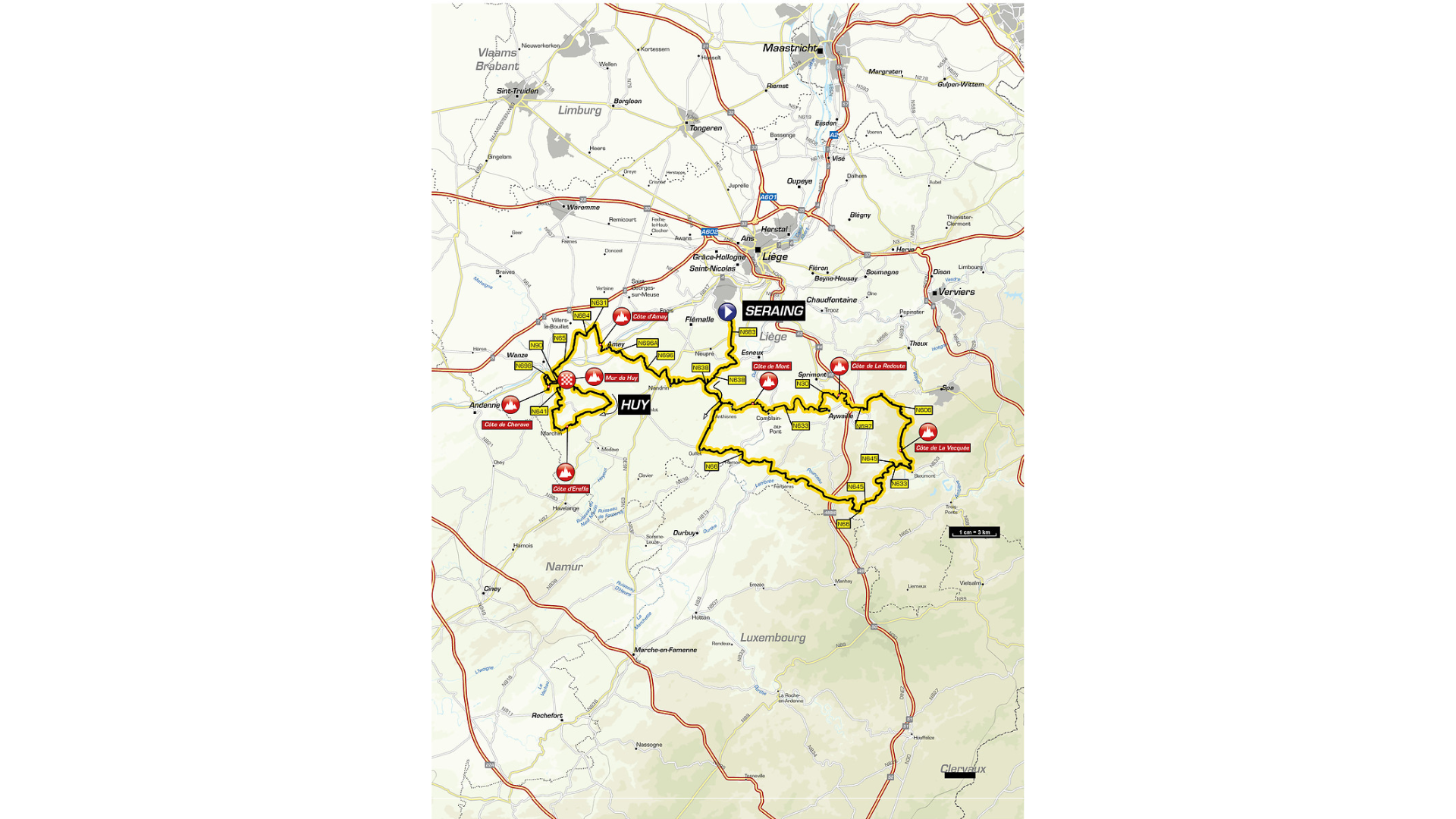 Flecha Valona 2018_Mapa