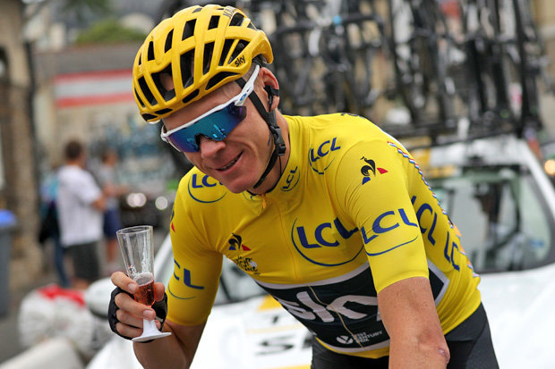Froome_Champagne