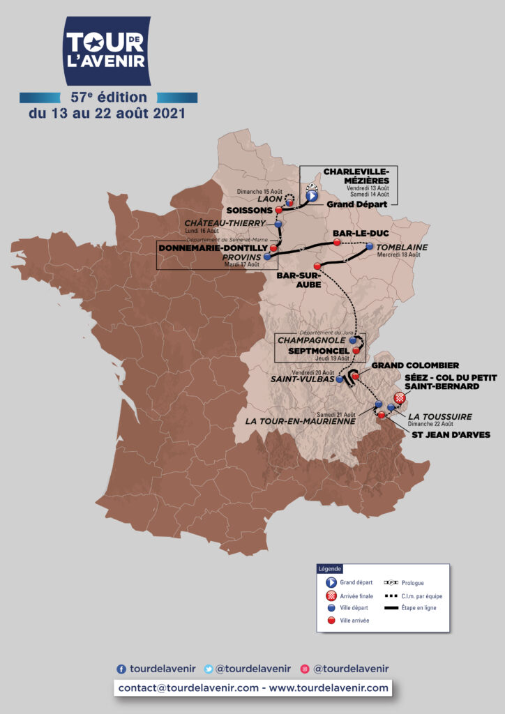 Tour Porvenir Recorrido, perfiles y dorsales Ciclo21