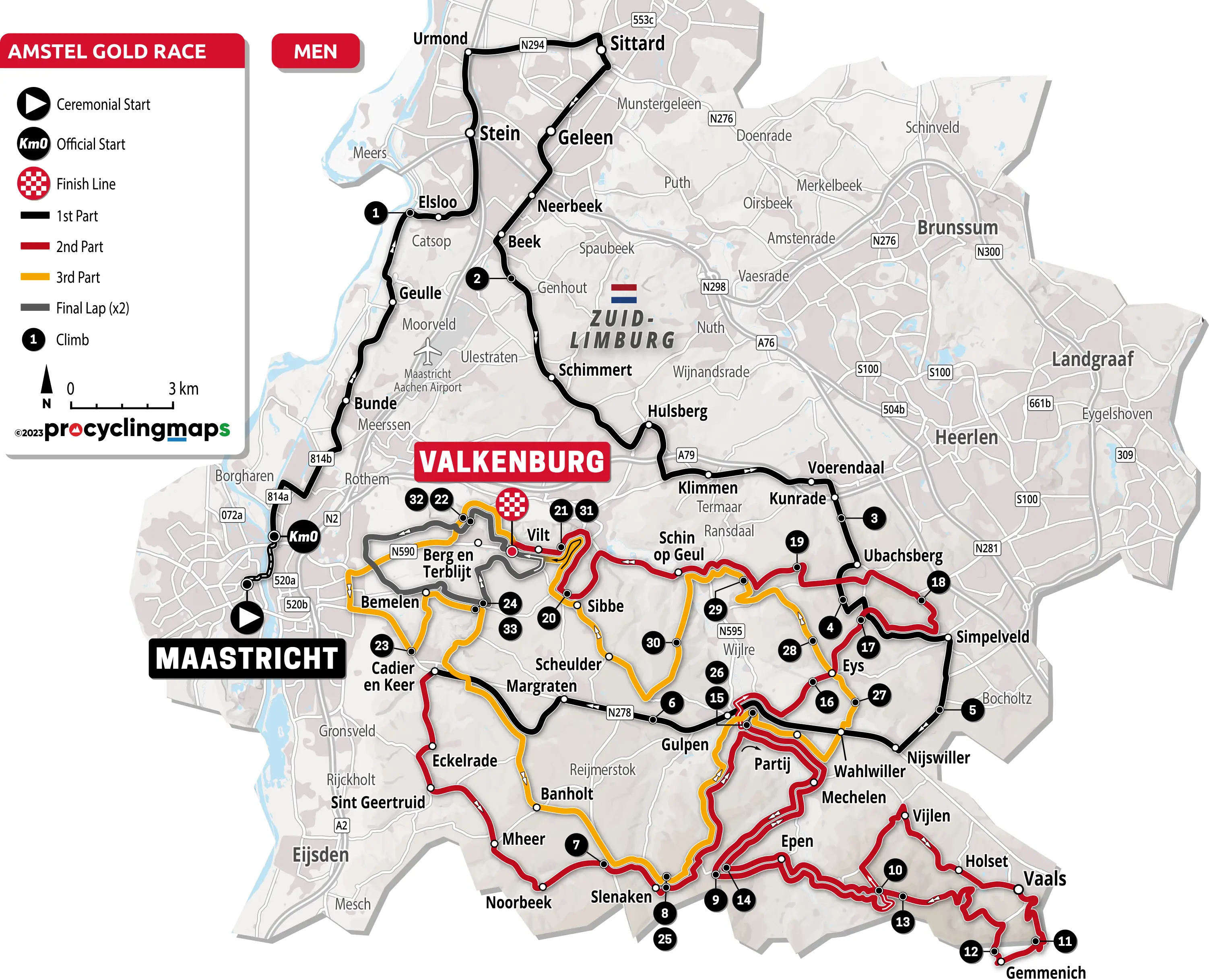 Amstel Gold Race: Recorrido y equipos - Ciclo21