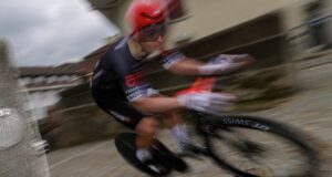 Maikel Zijlaard en el prólogo inaugural del Tour de Romandía