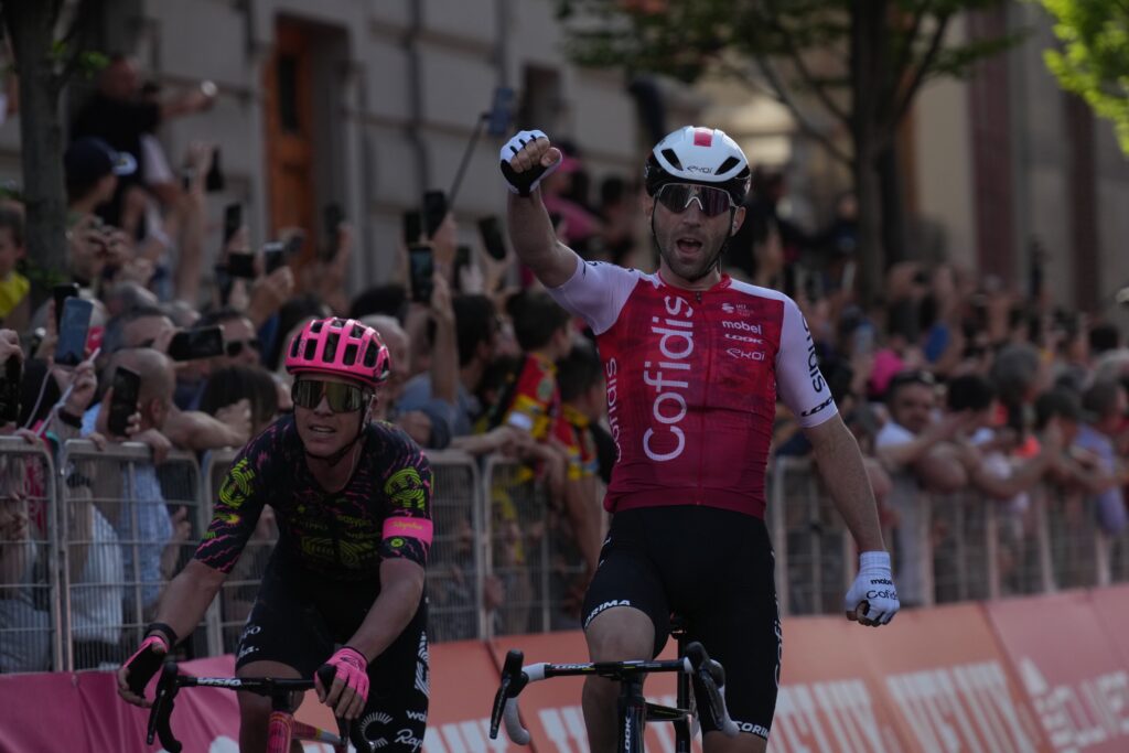 Benjamin Thomas logró en el Giro de Italia la primera victoria de Cofidis en 2024