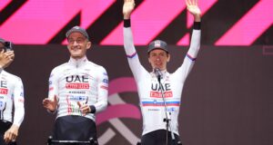 Tadej Pogacar durante la presentación del Giro de Italia