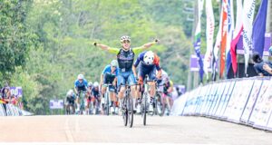 El italiano del Solution Tech Lorenzo Quartucci ganó al esprint la cuarta etapa