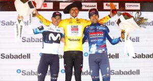 Podio de la Vuelta al País Vasco 2025