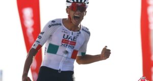 Del Toro en meta. @UAE