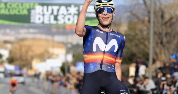 Iván Romeo en la meta.