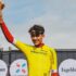 Van Kerckhove en el podio final de la Flecha Sur 2026.
